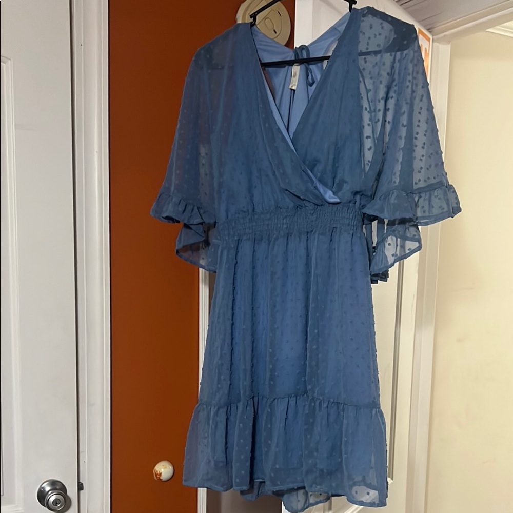 Blue Textured Fabric